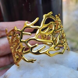 Nordstrom Gold Coral Designer Jewelry 14K Gold plated Hypoallergenic